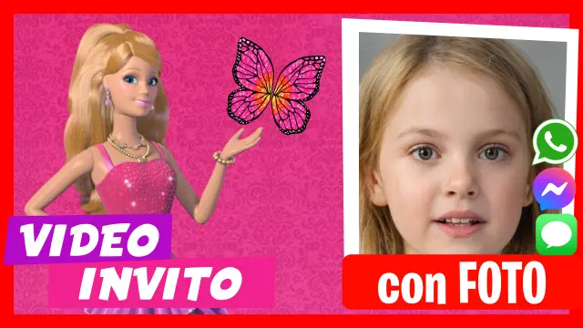 Invito Video Barbie Classico