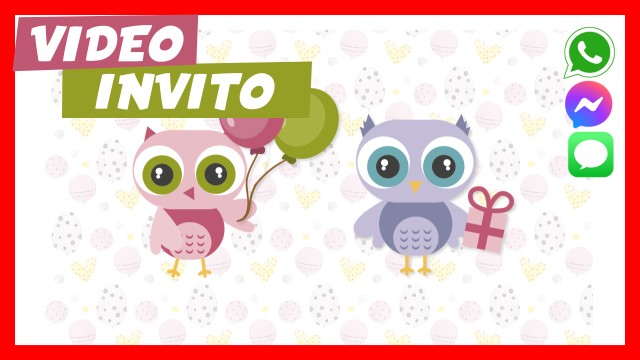 Invito Whatsapp Baby Shower Gufi