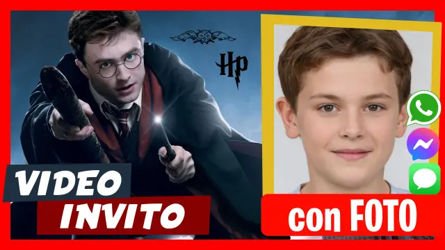 Invito in Video di Harry Potter Compleanno
