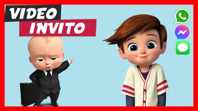 Video Invito Personalizzato di Boss Baby Baby Shower