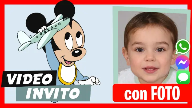 Video Invito Topolino Baby