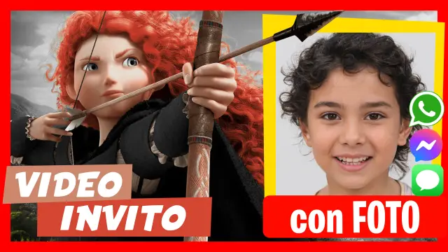 Invito in Video di Merida Ribelle - The Brave