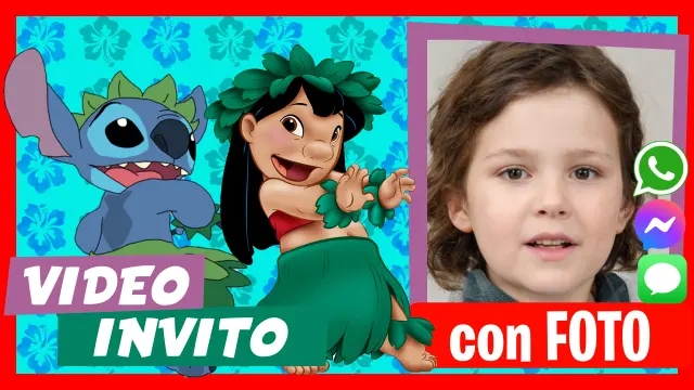 Video Invito di Compleanno Lilo e Stitch