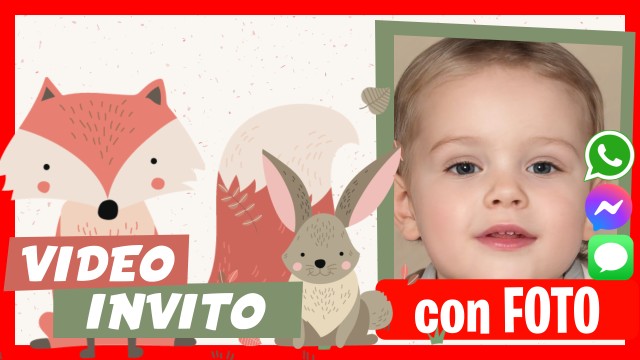 Invito Whatsapp Animali della Foresta