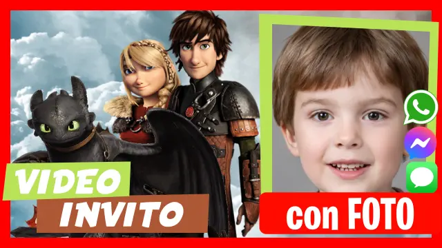 Invito in Video di Dragon Trainer? Compleanno