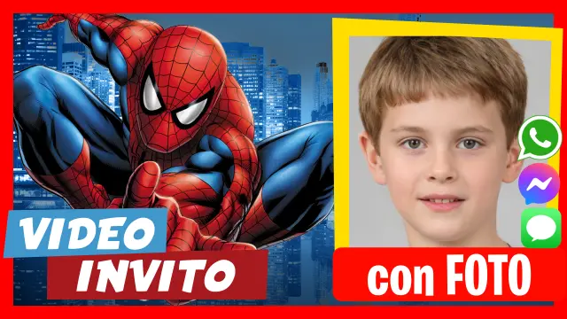 Invito Video Spider-Man Classico