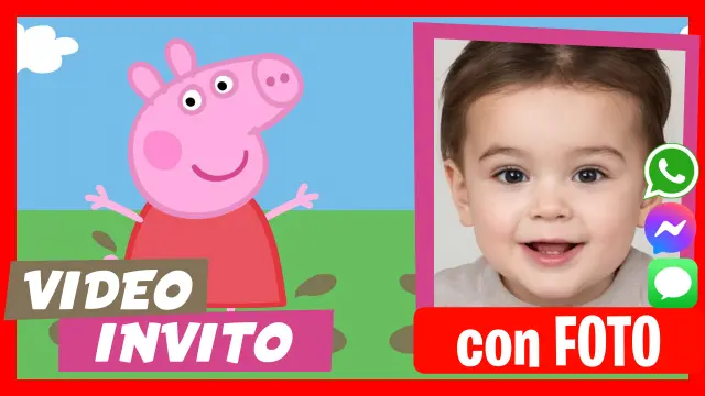Fare Video Invito Peppa Pig