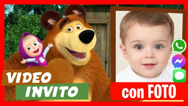 Invito in Video di Masha Compleanno