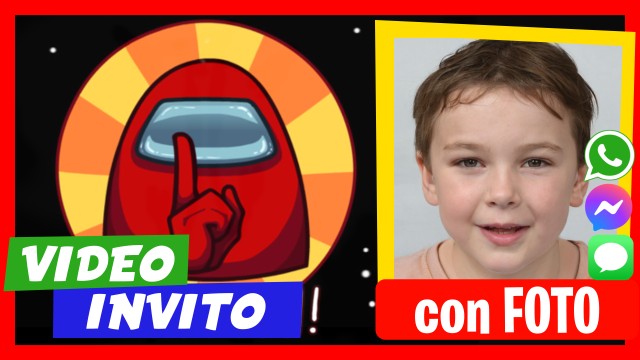 Invito Whatsapp Among Us Kids