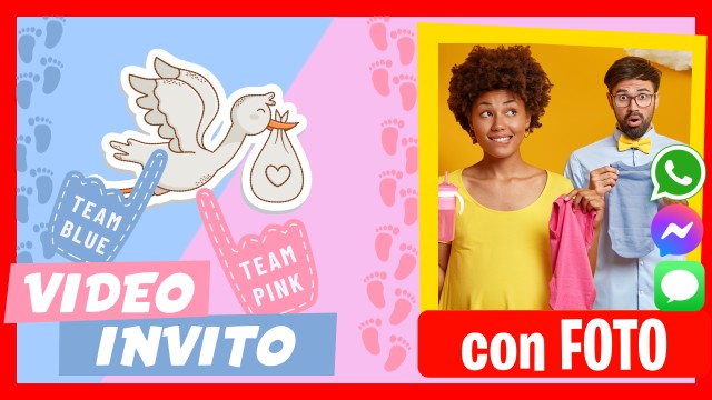 Invito Whatsapp Gender Reveal Party