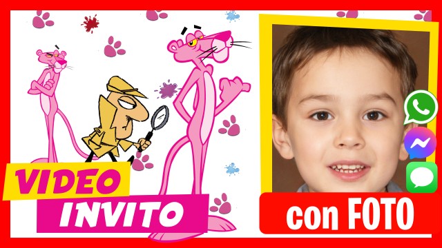 Invito Whatsapp La Pantera Rosa