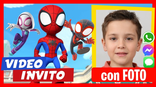 Invito Whatsapp Spidey e i suoi fantastici amici