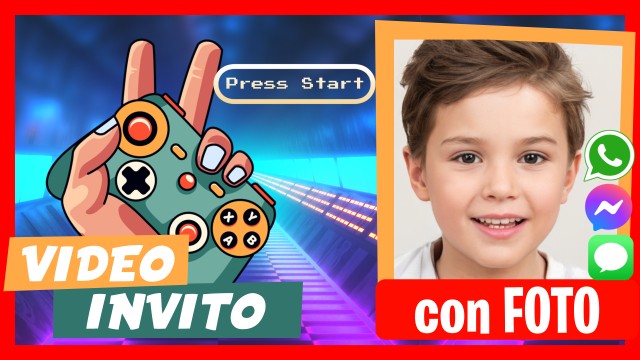 Invito Whatsapp Gamer Videogiochi