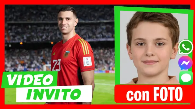 Video invito alla festa di compleanno Emiliano Dibu Martinez