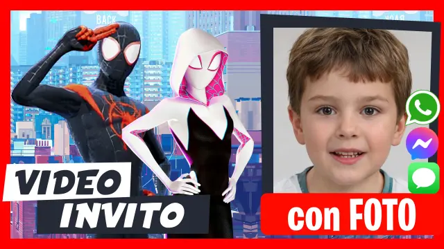 Invito Miles Morales e Gwen Stacy Ghost Spider