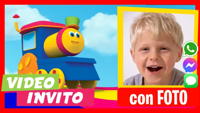 Bob il Treno - Scopri i nostri video inviti personalizzati.