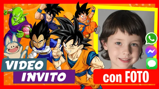 Video Invito Dragon Ball Compleanno