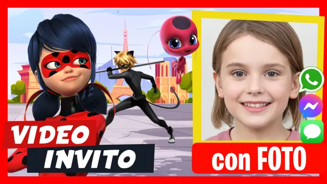 Fare Video Invito Miraculous Ladybug