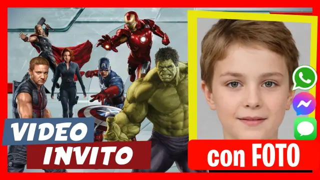 Fare Video Invito Avengers