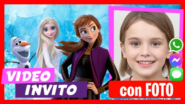 Video Invito Frozen Festa di Compleanno