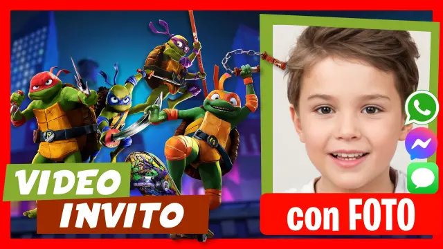 Fare Video Invito TMNT