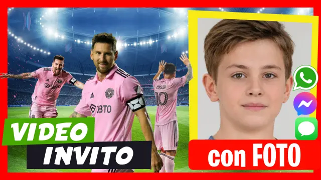 Video Invito Personalizzato di Inter Miami Messi