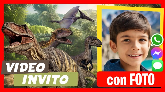 Invito Whatsapp Jurassic World Park