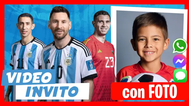 Invito video alla Nazionale Argentina di Calcio, Campione del Mondo 2022