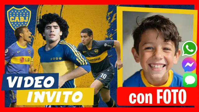 Fare Video Invito Boca Juniors