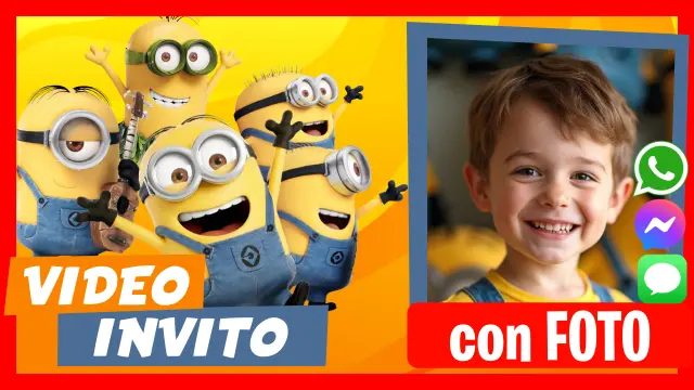 Video Invito Minions Festa di Compleanno