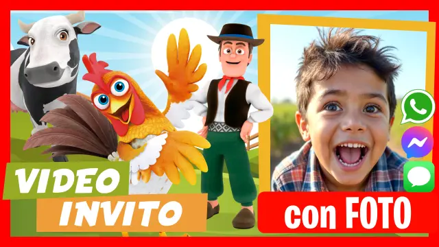 Video Invito Bartolito La Granja de Zenon Festa di Compleanno
