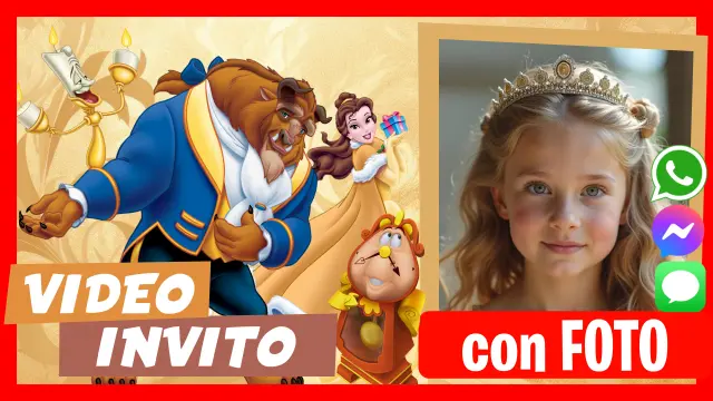 Fare Video Invito La Bella e La Bestia