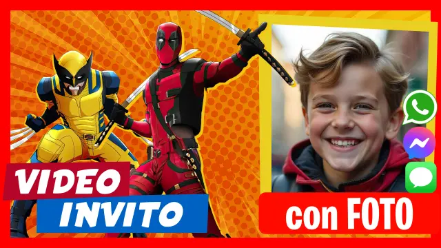 Fare Video Invito Wolverine e Deadpool
