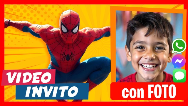 Invito Whatsapp Spider-Man Party