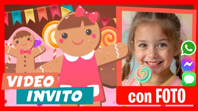 Invito Whatsapp Candy Land