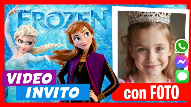 Fare Video Invito Frozen