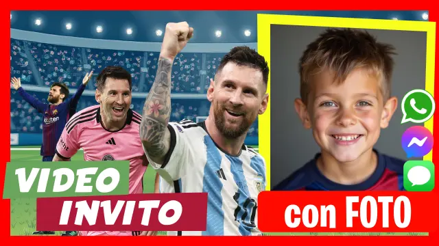 Fare Video Invito Messi