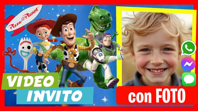 Invito Whatsapp Toy Story Woody Jessie
