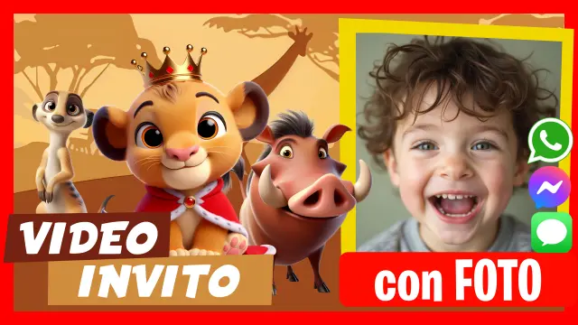 Fare Video Invito Re Leone