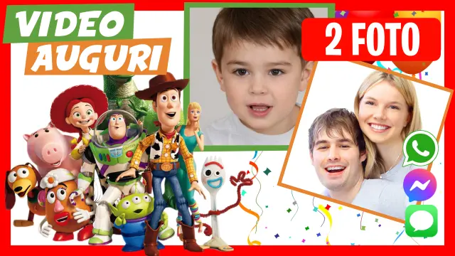 Video Auguri Personalizzato di Toy Story Compleanno