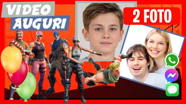 Saluto di Compleanno Whatsapp Fortnite