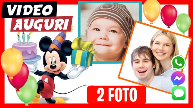 Video Auguri Personalizzato di Compleanno Topolino Mickey