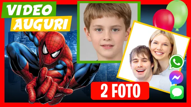 Video di auguri di compleanno di Uomo Ragno