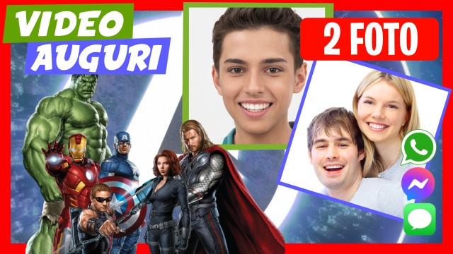 Saluto di Compleanno Whatsapp Avengers