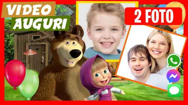 Video Auguri Personalizzato di Compleanno Masha e Orso