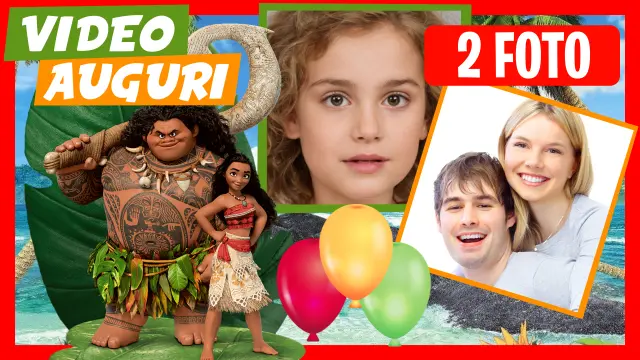 Auguri di compleanno di Oceania Moana