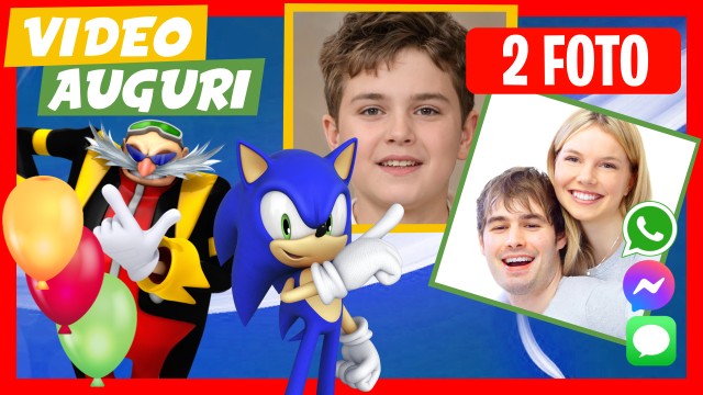 Saluto di Compleanno Whatsapp Sonic