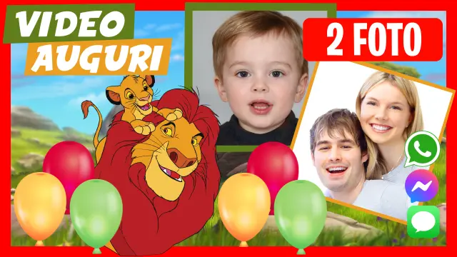 Video Auguri Personalizzato di Compleanno Il re leone 