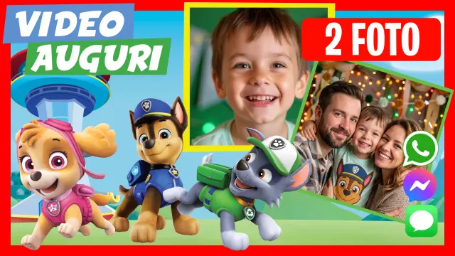 Paw Patrol - Saluto di compleanno parlante