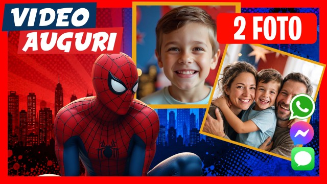 Saluto di Compleanno Whatsapp Spiderman Habla